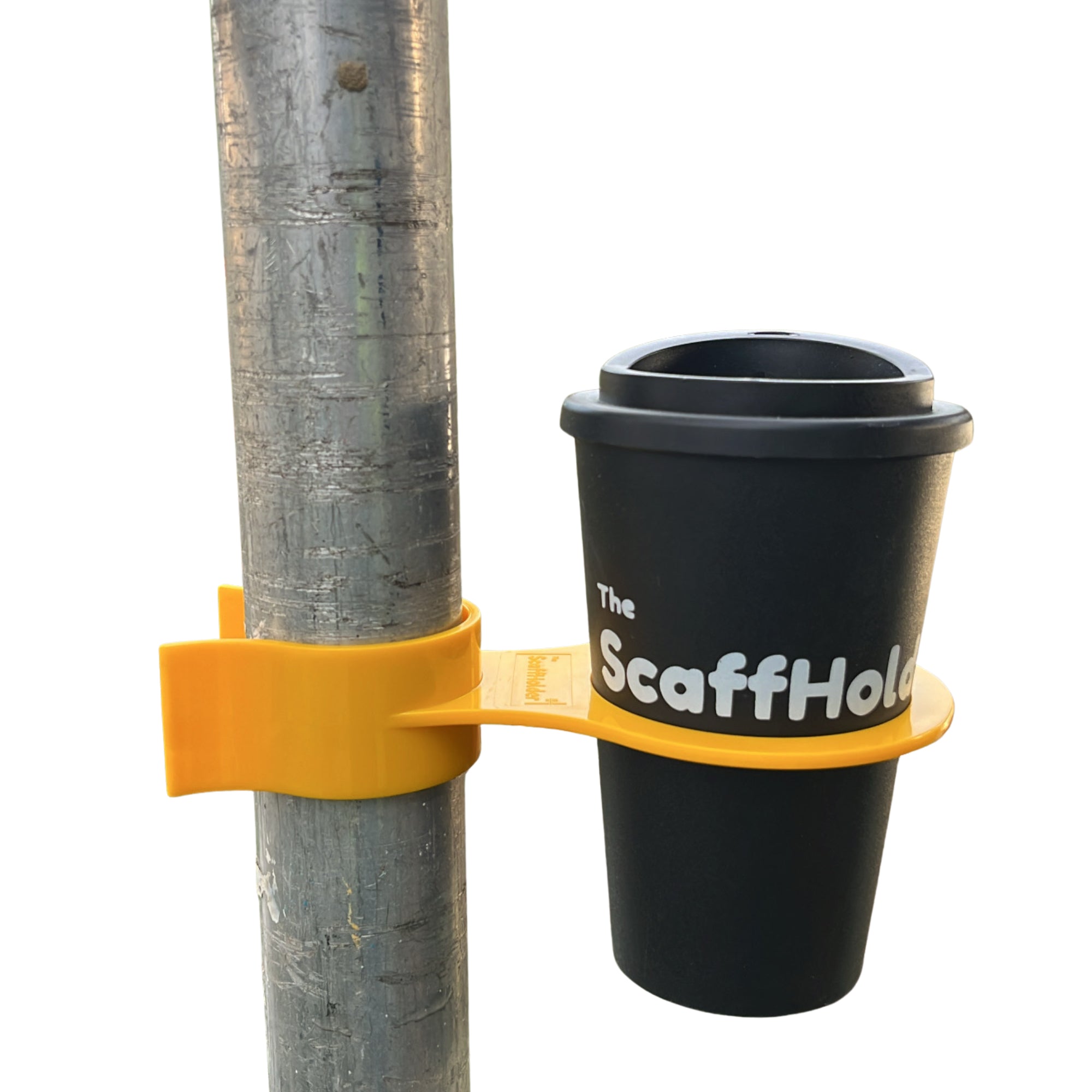 The ScaffHolder Set: Cupholder and re-useable Cup